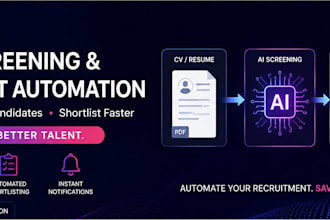 build an ai CV screening automation for recruitment agencies
