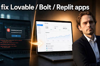 fix, finish or deploy your lovable, bolt, replit or v0 app