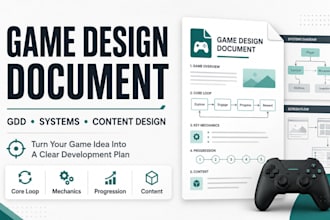 create a professional game design document for your game idea
