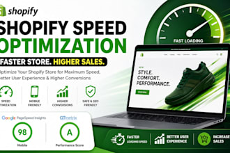 optimize shopify speed and improve pagespeed insights score