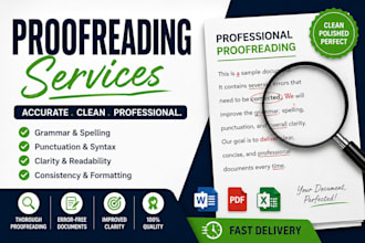 proof read and edit document