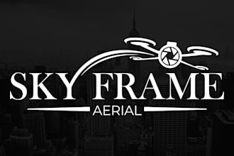 create a modern drone logo design