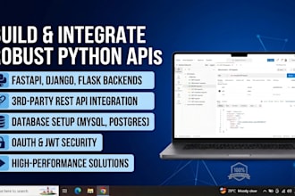 build rest api integration in python django flask fastapi
