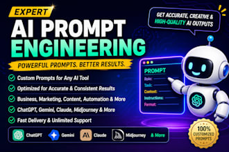 create expert ai prompts for chatgpt, gemini, claude and midjourney
