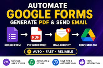 automate google forms to generate PDF and send email