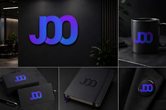 create a modern logo and brand identity