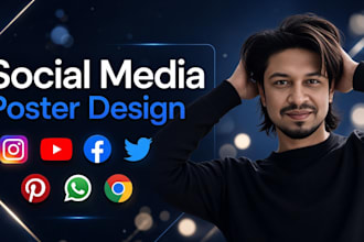 design professional social media posters for your business