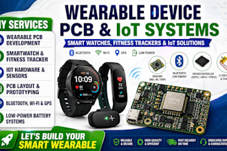 wearable device pcb prototyping, smart watches, fitness trackers and iot systems