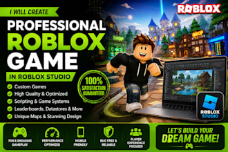 build a professional roblox game in roblox studio