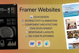 design framer landing page, figma to framer website