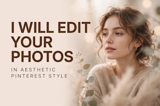 edit 3 photos into aesthetic pinterest style in 24 hours