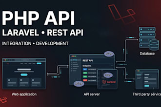 integrate or develop rest apis in PHP laravel