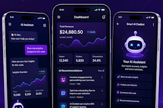 develop ai mobile app development, ai chatbot app, ai agent app, ai saas