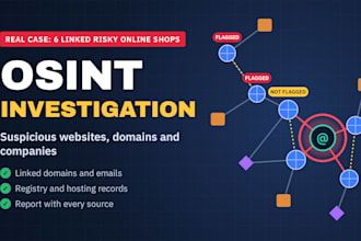 do osint investigation into suspicious websites, companies and online fraud