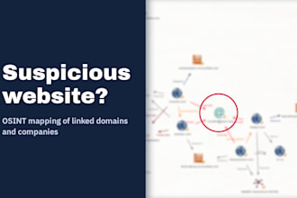 investigate a suspicious website and its connected domains