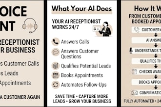 do ai voice agent and automated booking system for small business