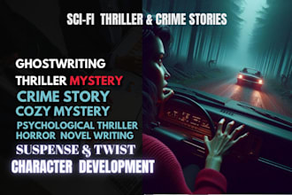 ghostwrite thriller story crime and mystery horror novel