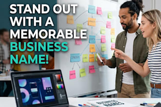 create business name ideas, brand names, and product names