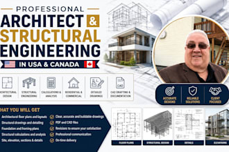 professional architectural and structural engineering plans in USA and canada