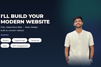 build a modern, responsive website