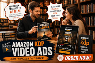 create amazon KDP book promo videos and ad campaigns