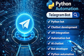create python bot automation web scraping ai telegram discord bot