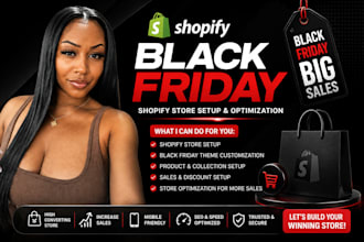 setup and optimize your shopify black friday ready for sales
