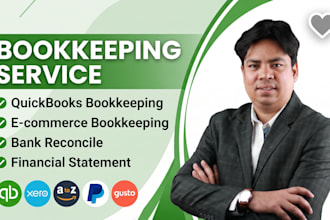 do quickbooks, bookkeeping, cleanup, catch up and reconciliation