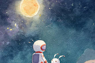 create magical kids book illustrations and storybook art