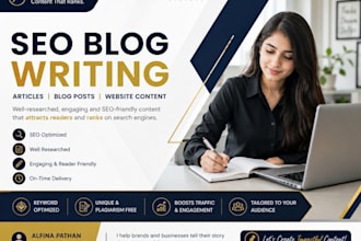 write SEO article and engaging blog posts