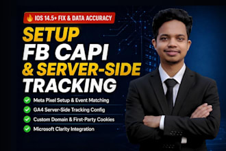 setup fb capi and meta pixel with ga4 server side tracking