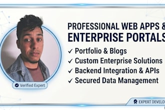 build professional enterprise apps and custom web solutions