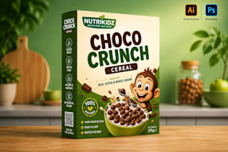design product label and packaging design