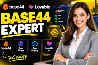 base44 expert base44 bug fixing base44 app deploy base44 lovable ai saas webapp