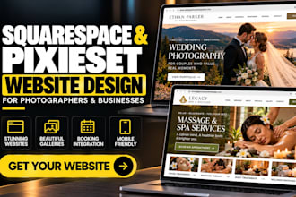 build pixieset photography website squarespace website design pixieset portfolio