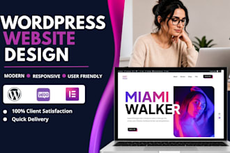 build responsive wordpress website using elementor