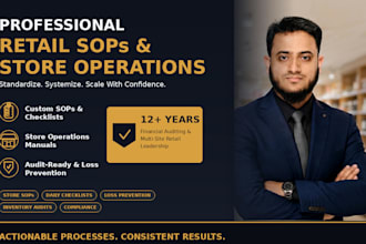 write custom retail sops and store operations manuals