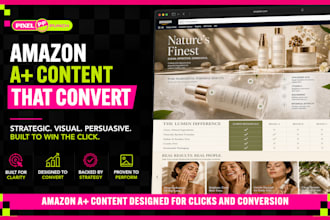 design converting amazon a plus and premium a plus content that converts