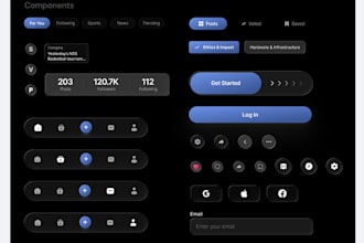 create design system, component library, scalable UI systems