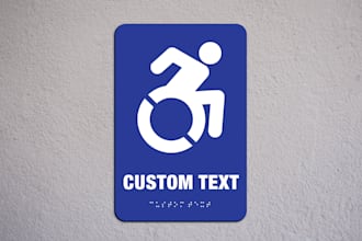 design signage for ada compliance with braille