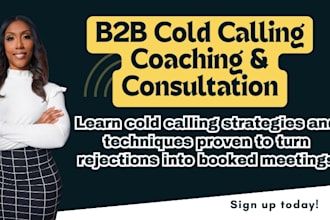 provide b2b cold calling coaching and sales training