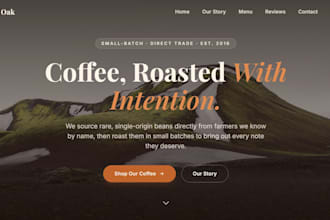 build a modern responsive landing page with react