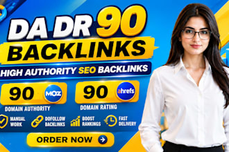 build da DR 90 premium backlinks for powerful top growth