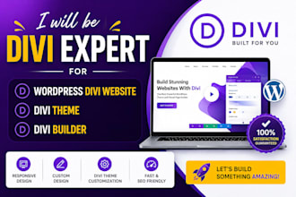 be your divi expert for wordpress websites