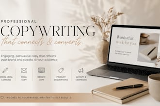 provide marketing, content and copywriting services
