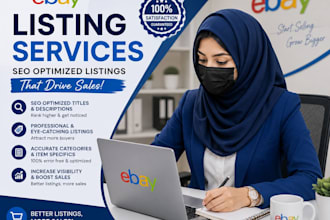 create professional SEO optimized ebay listings that boost sales