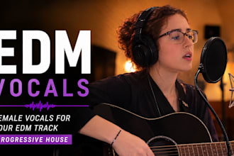 your female edm vocalist for progressive house tracks and vocal toplines