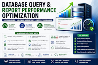 optimize your database query and report performance