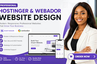 hostinger website design webador website hostinger website redesign webador