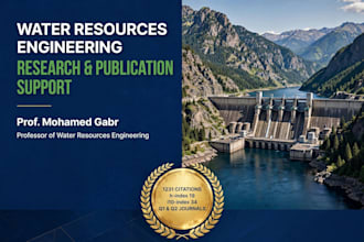 edit, proofread your water resources engineering research paper for q1 journal